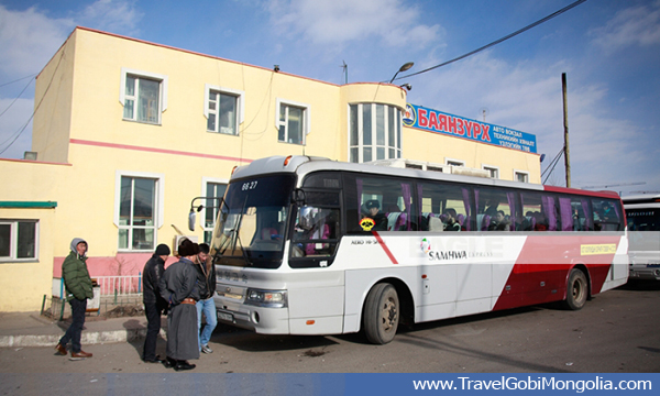 Shuttle bus to Gobi