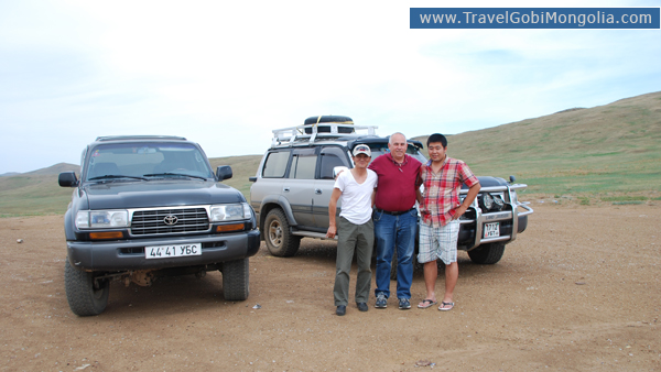 our driver & guide with a customer