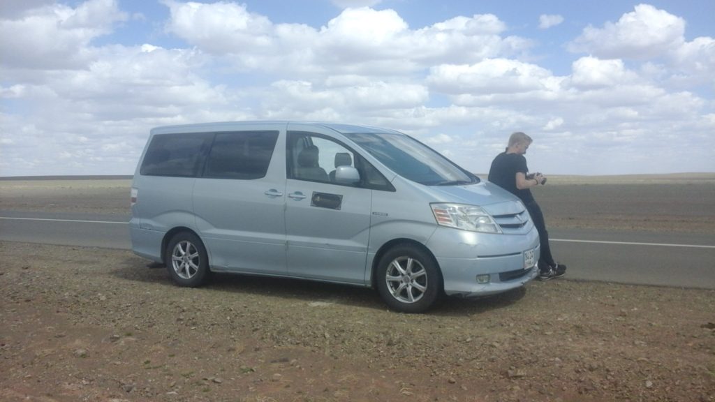 Car transportation from Ulaanbaatar to Gobi