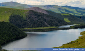 Naiman Lakes view from a distance