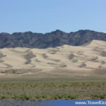 Khongor Sand Dune view from a distance