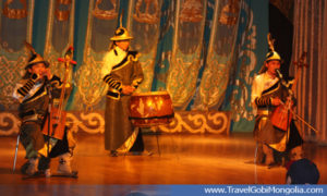 Mongolian folk music concert performance