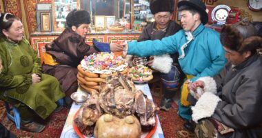 Tsagaan Sar celebration ceremony