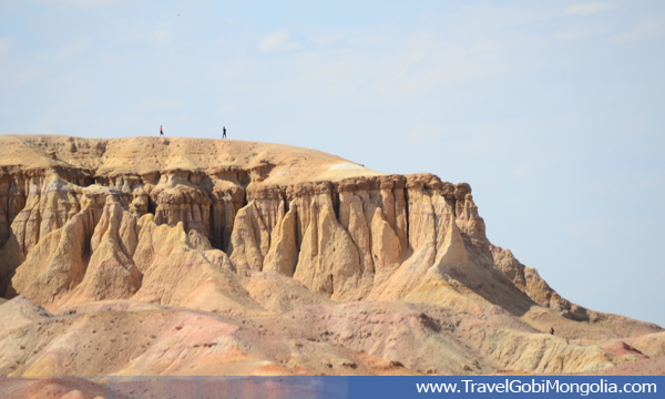 Tsagaan Suvarga Cliff view from a distance