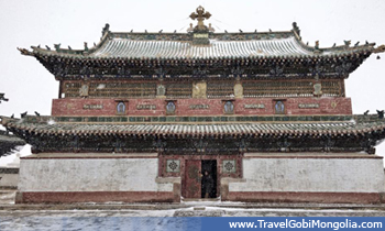 inside of the Erdene Zuu Monastery Complex