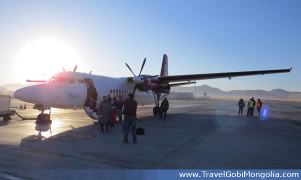 domestic flight in Mongolia