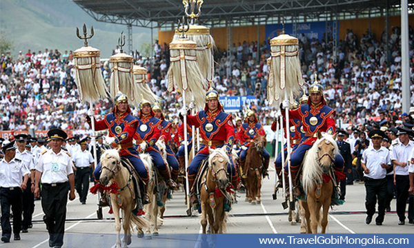 opening ceremony of the Naadam Festival