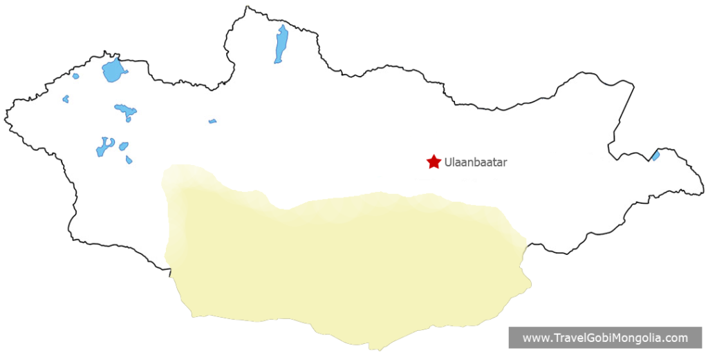 Gobi Desert space map