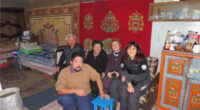 Our company's customers are staying at a local ger guesthouse in a village in Northern Mongolia