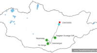 Gobi Desert Private Trip from Chinggis Khaan International Airport tour map