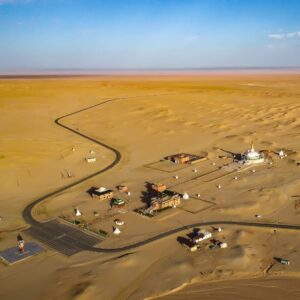 Khamar Monastery aerial view