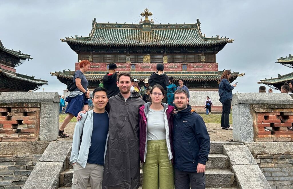 Karakorum budget tour our customers are in the Erdene Zuu Museum