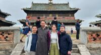 Karakorum budget tour our customers are in the Erdene Zuu Museum