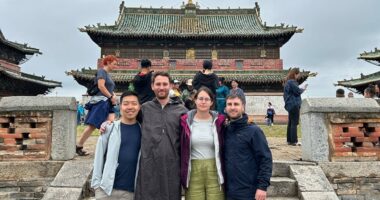 Karakorum budget tour our customers are in the Erdene Zuu Museum