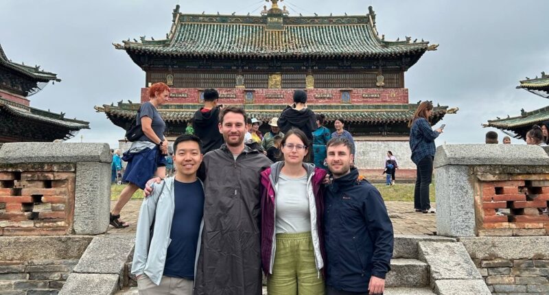 Karakorum budget tour our customers are in the Erdene Zuu Museum