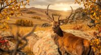 A deer in Khustai National Park
